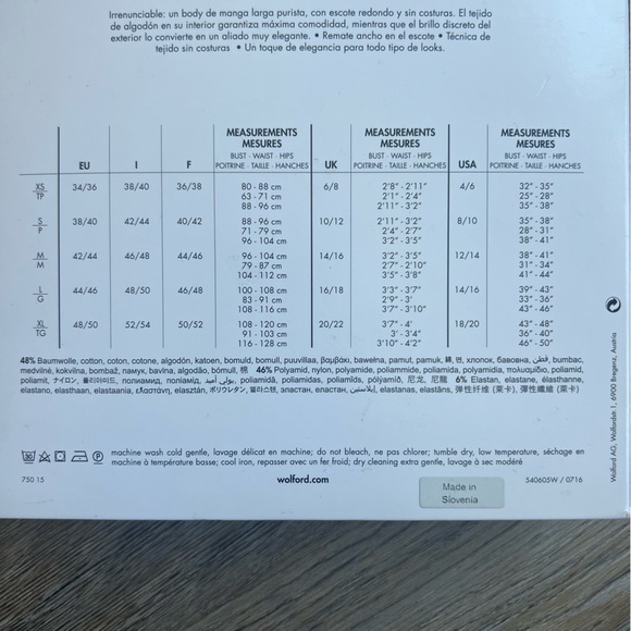 NWT Wolford Berlin bodysuit - Picture 10 of 10